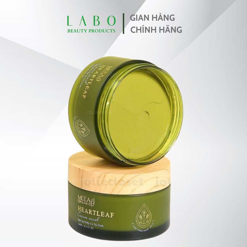 Mặt Nạ Diếp Cá Tái Sinh Meea Organic Dưỡng Trắng Da Giảm Mụn, Thâm, Se Khít Lỗ Chân Lông 120G