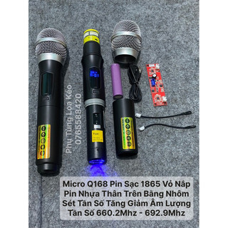 [Hot] Micro Loa Kéo UHF Pin Sạc 18650