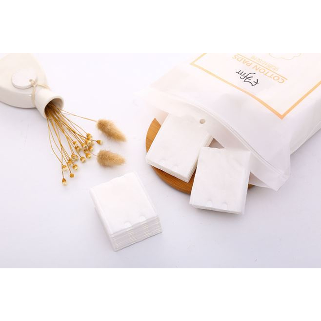 Bông tẩy trang 3 lớp cotton 222 miếng