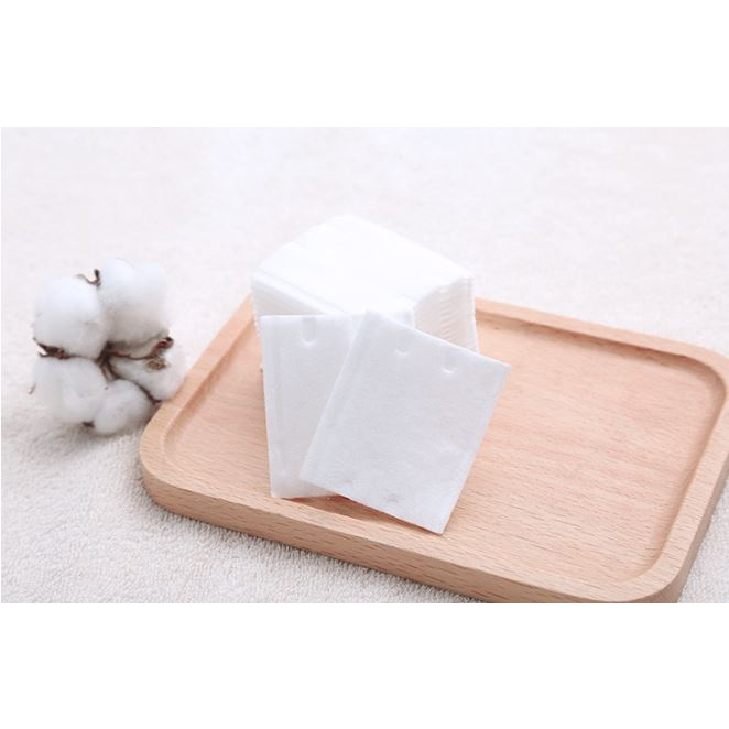 Bông tẩy trang 3 lớp cotton 222 miếng