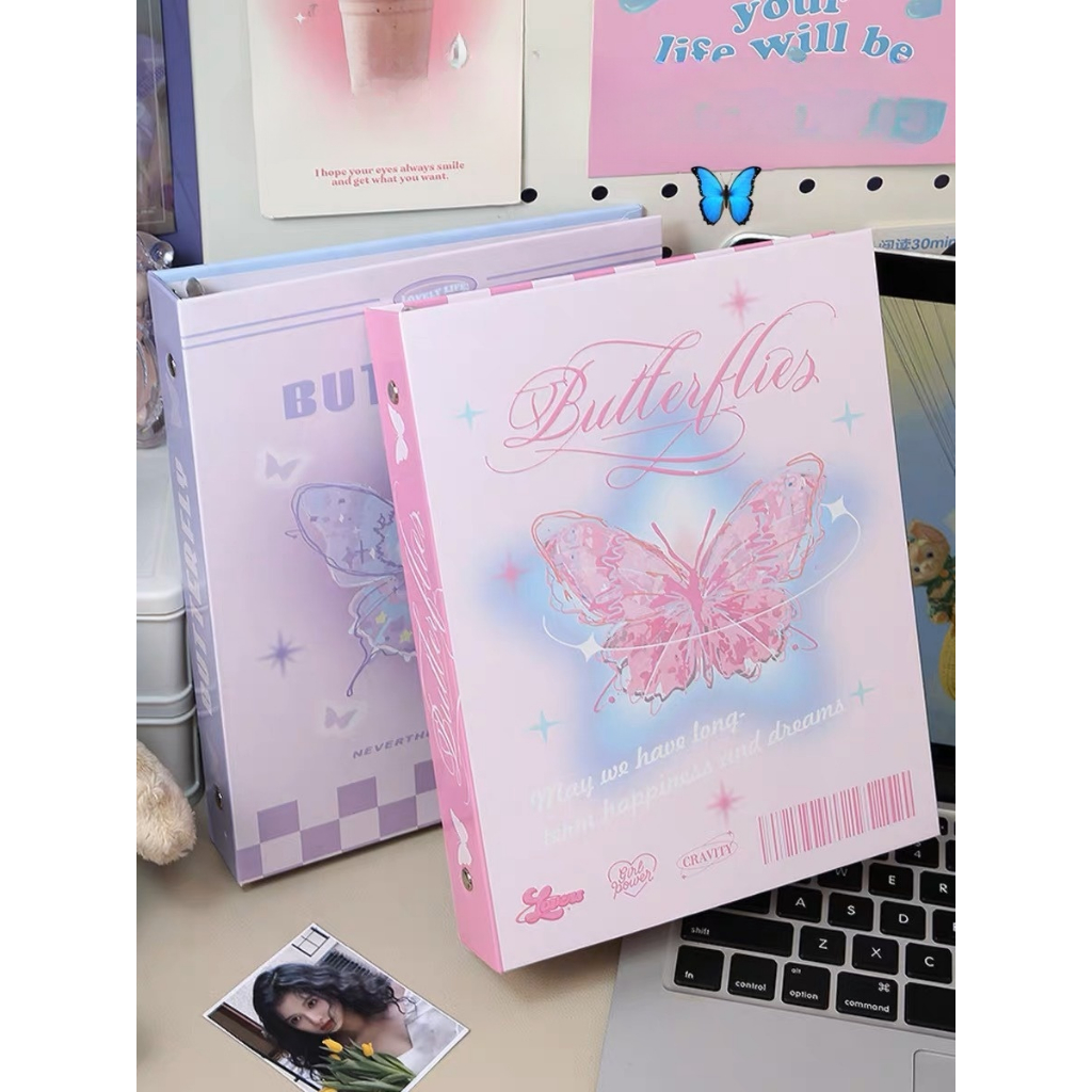 Album Rỗng Sổ Đựng Card Binder Thần Tượng Kpop Butterfly Timo VPBL15