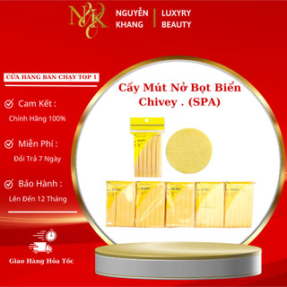 Cây bông nở rửa mặt bọt biển chivey 20 gói nhỏ 1 cây 240 miếng bông mút rẻ vô địch. hàng loại 1