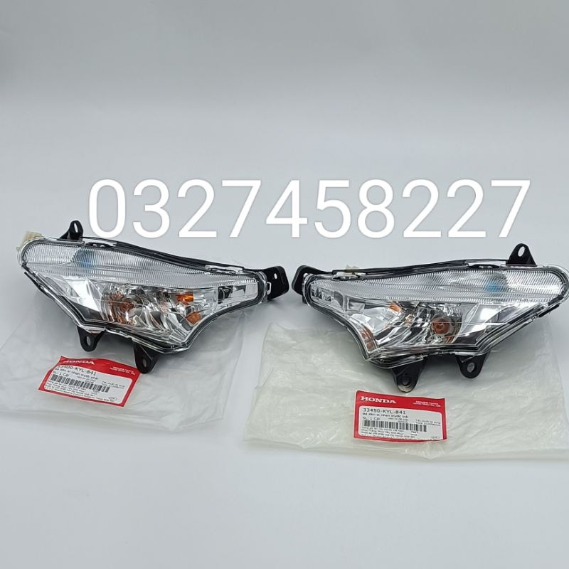 Cặp đèn xi nhan trước demi xe FUTURE X 125 zin Honda