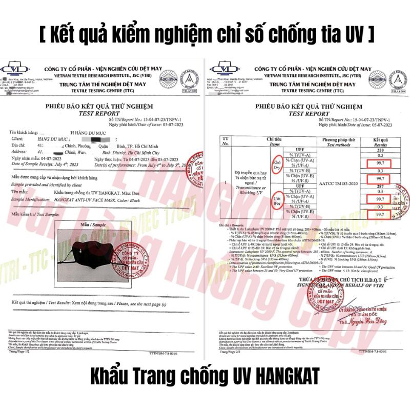 Khẩu trang chống nắng chống tia UV HANGKAT chính hãng màu Ghi