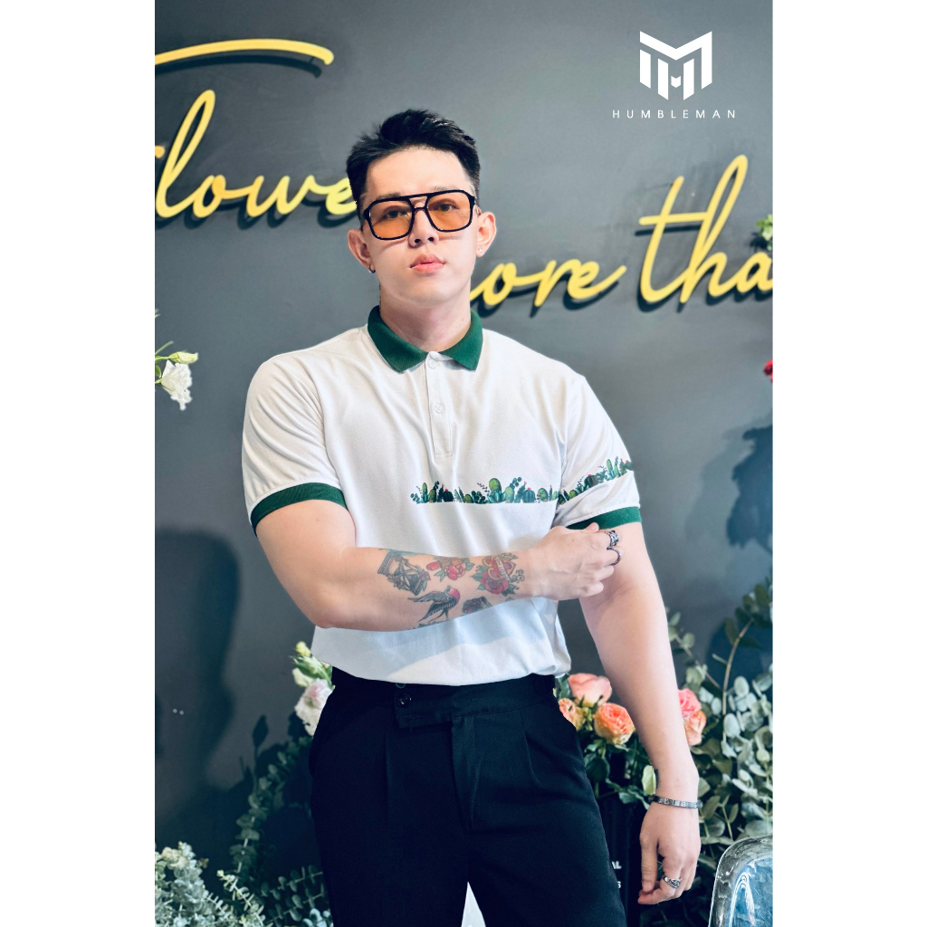 Áo Polo CACTUS vải cá sấu Cotton - Local Brand, chuẩn form, Humble Man