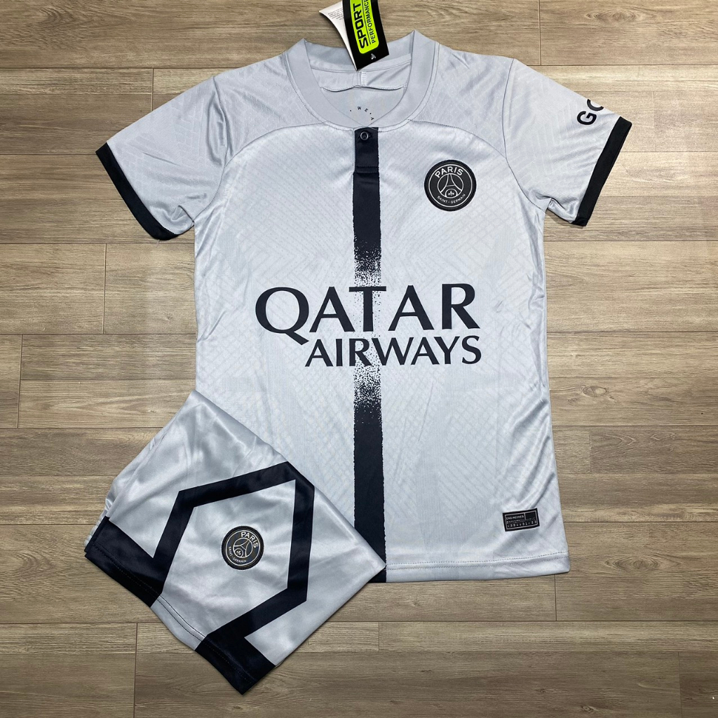 Bộ Quần Áo Bóng Đá CLB PSG 2022 - 2023 - Hàng Thun Thái - Logo Thêu