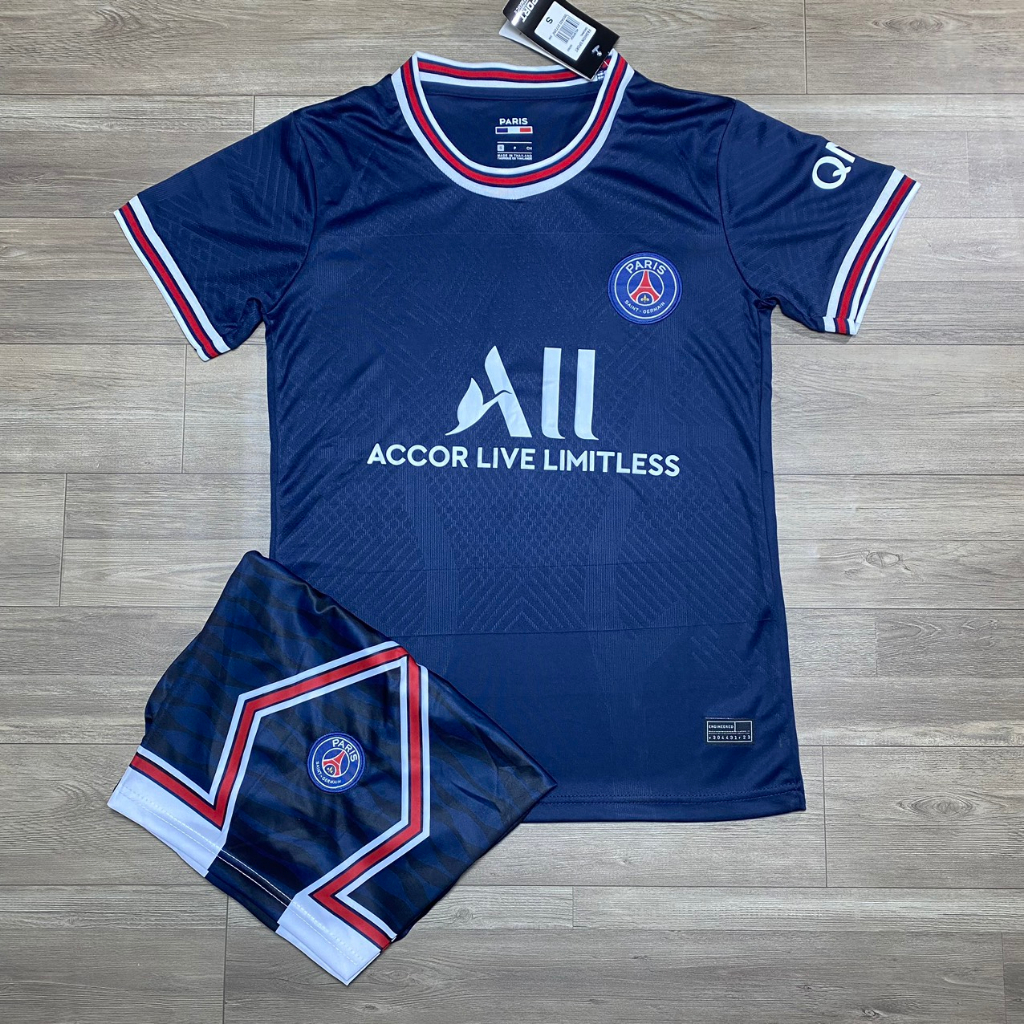 Bộ Quần Áo Bóng Đá CLB PSG 2022 - 2023 - Hàng Thun Thái - Logo Thêu