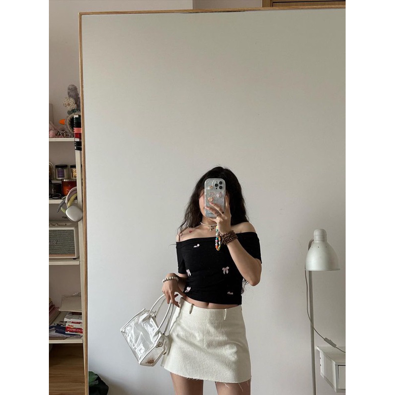 Chân Váy Kaki Trơn | Kaki Skirt - Esmeé