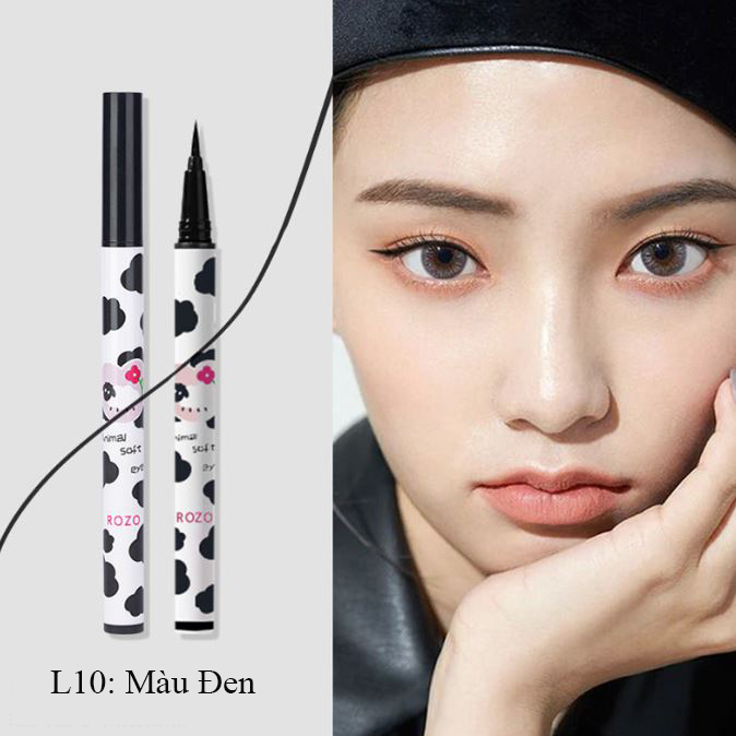 Bút kẻ mắt ROZO không lem, không thấm nước, không thấm mồ hôi, lâu trôi, nhanh khô đầu nhọn 0.01mm