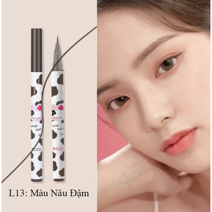 Bút kẻ mắt ROZO không lem, không thấm nước, không thấm mồ hôi, lâu trôi, nhanh khô đầu nhọn 0.01mm