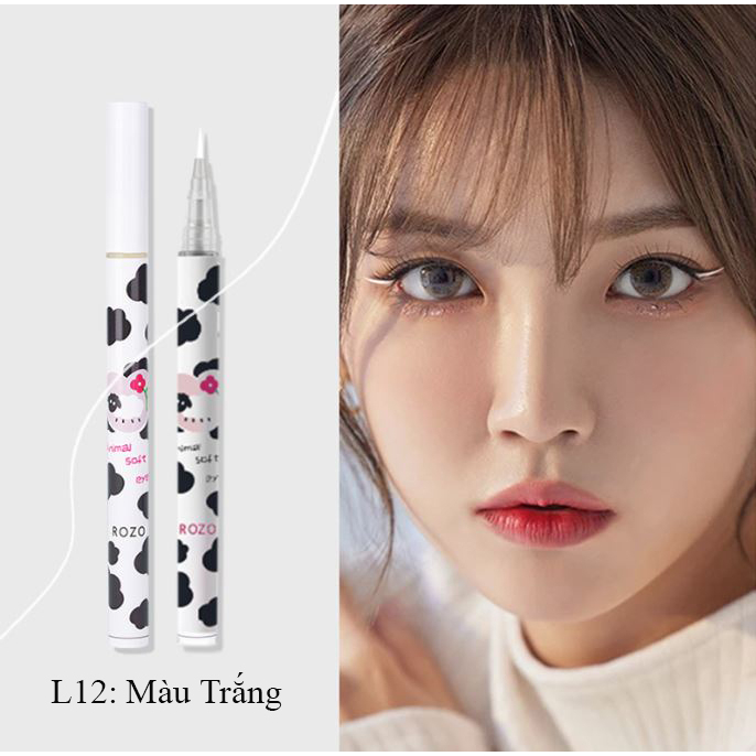 Bút kẻ mắt ROZO không lem, không thấm nước, không thấm mồ hôi, lâu trôi, nhanh khô đầu nhọn 0.01mm