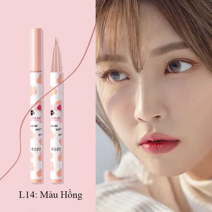 Bút kẻ mắt ROZO không lem, không thấm nước, không thấm mồ hôi, lâu trôi, nhanh khô đầu nhọn 0.01mm