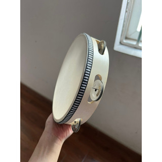 Trống lục lạc cầm tay vui nhộn Tambourine đường kính 20cm