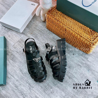 Sandal prada đế cao, dép rọ nữ, xăng đan nữ