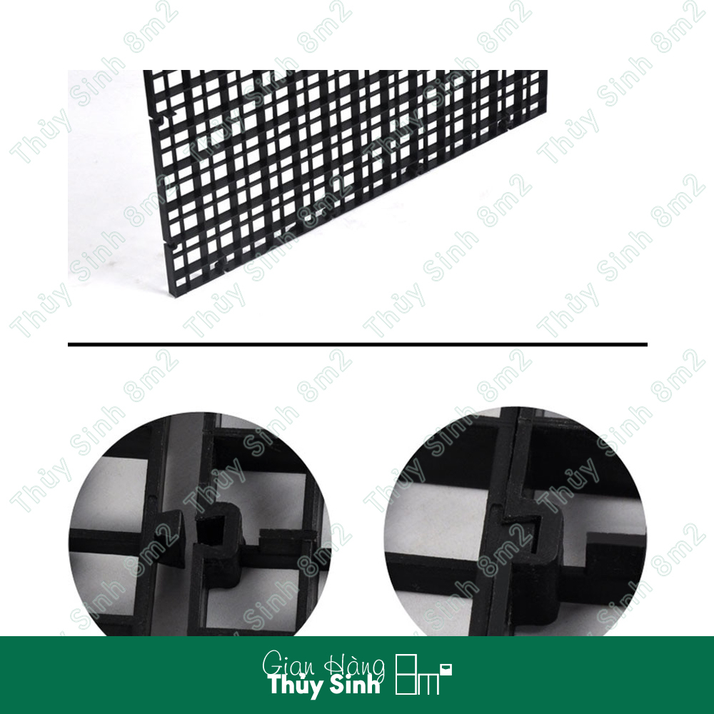 Vỉ Nhựa Vách Ngăn Hồ Cá, Vỉ Caro Đa Năng | 8m2