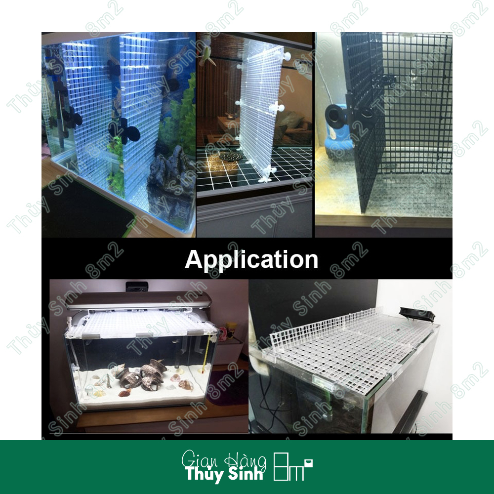 Vỉ Nhựa Vách Ngăn Hồ Cá, Vỉ Caro Đa Năng | 8m2