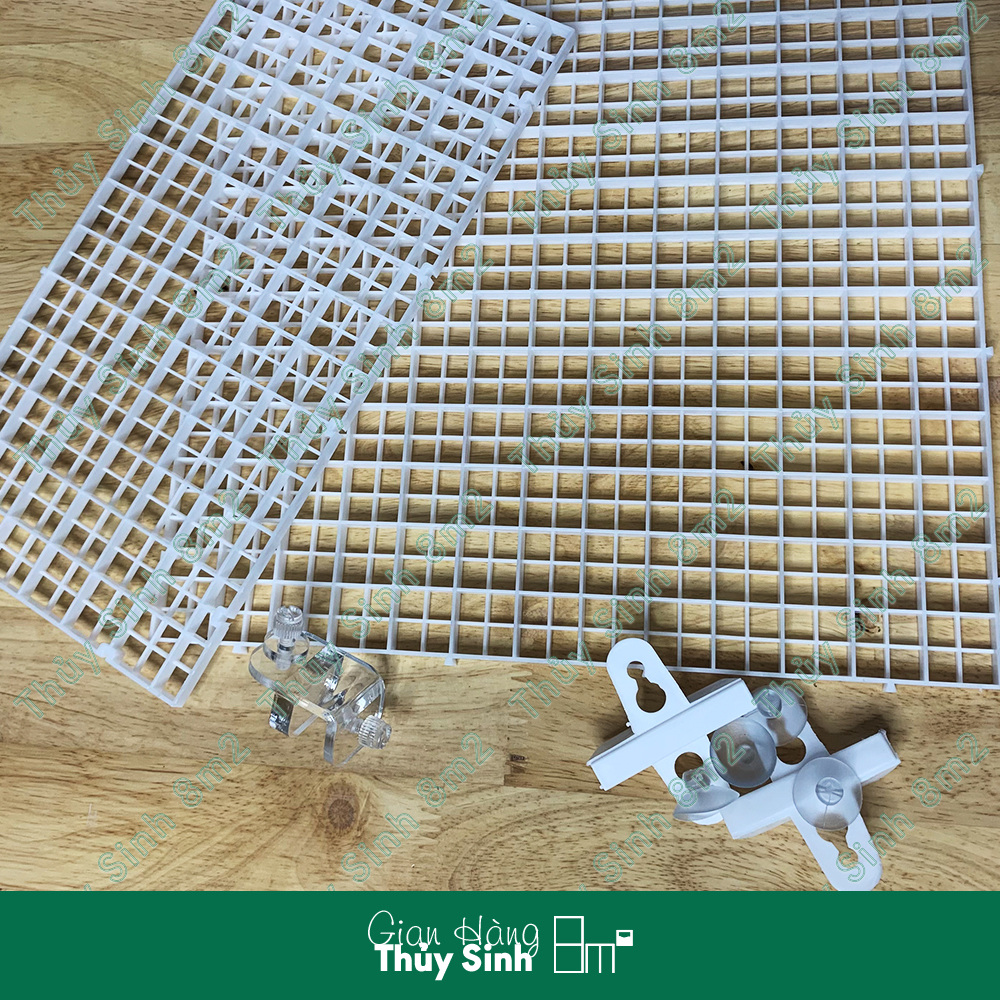 Vỉ Nhựa Vách Ngăn Hồ Cá, Vỉ Caro Đa Năng | 8m2