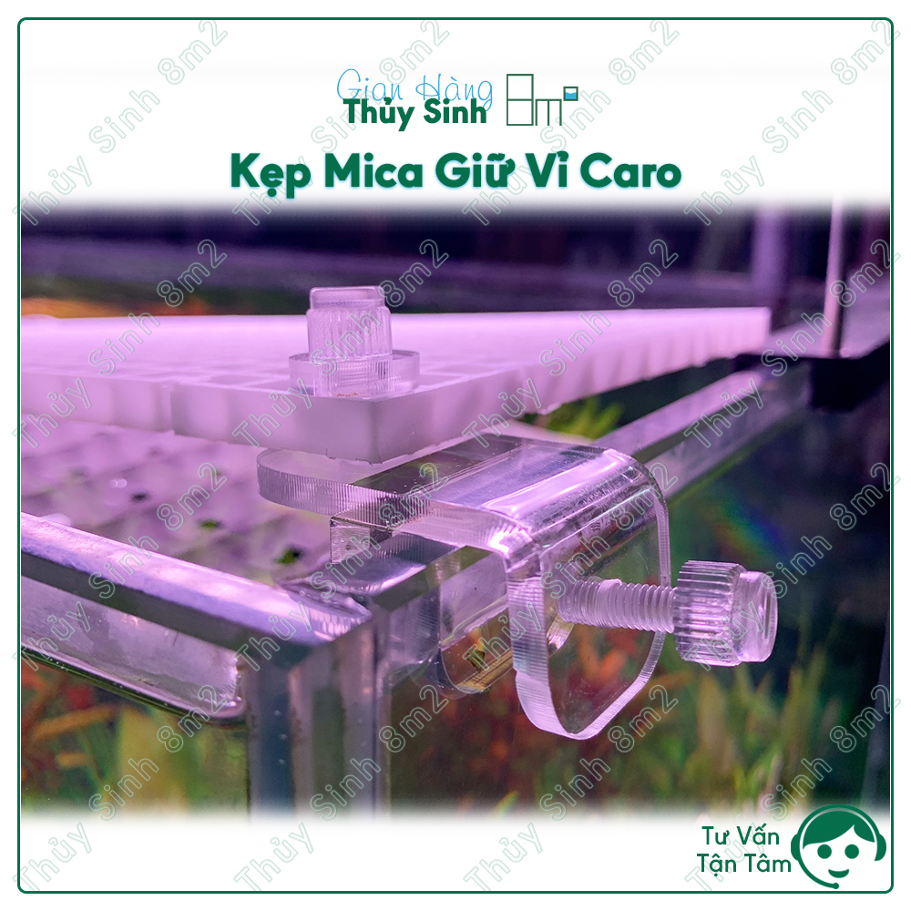 Kẹp Mica Cố Định Vỉ Nhựa Chặn Cá Nhảy | 8m2