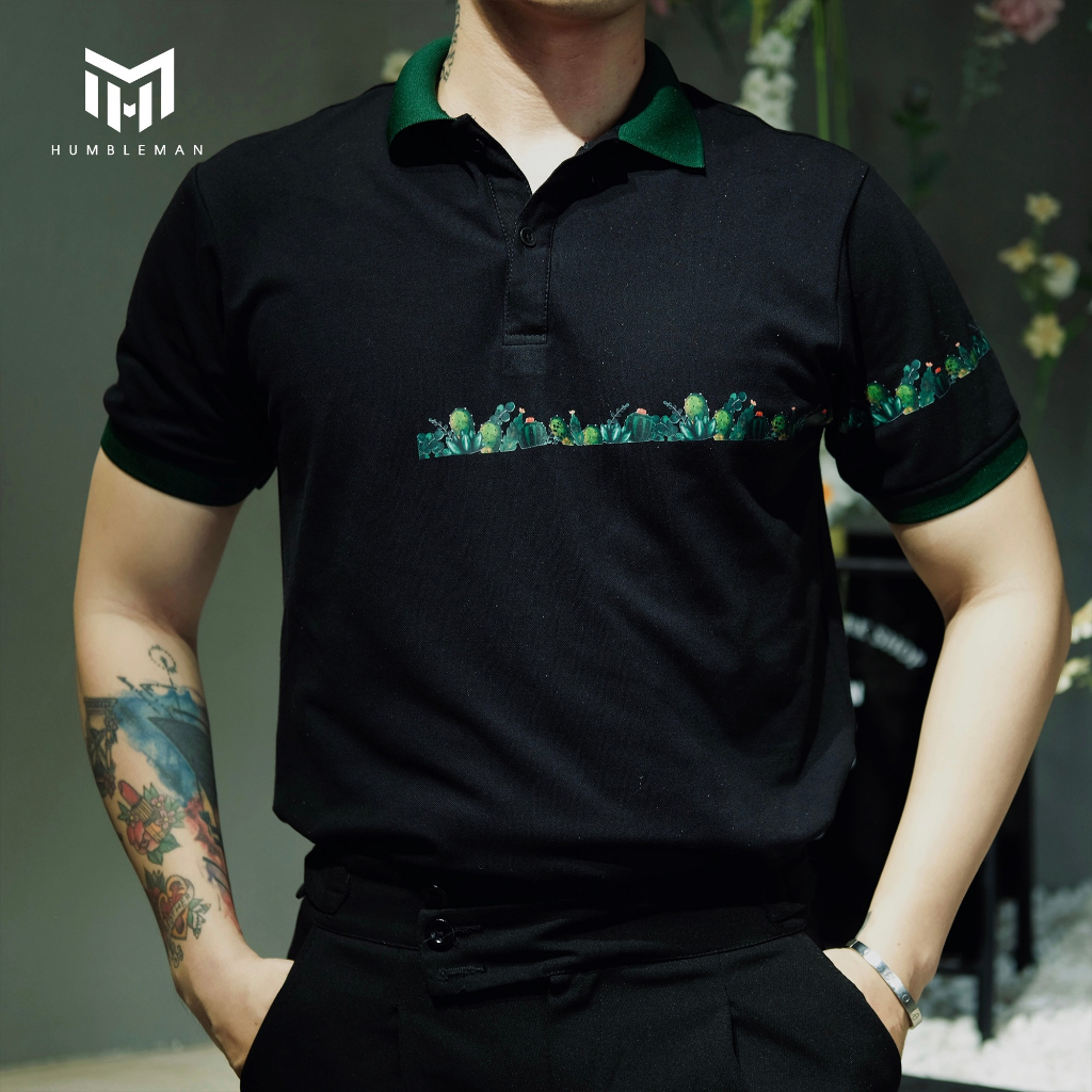 Áo Polo CACTUS vải cá sấu Cotton - Local Brand, chuẩn form, Humble Man