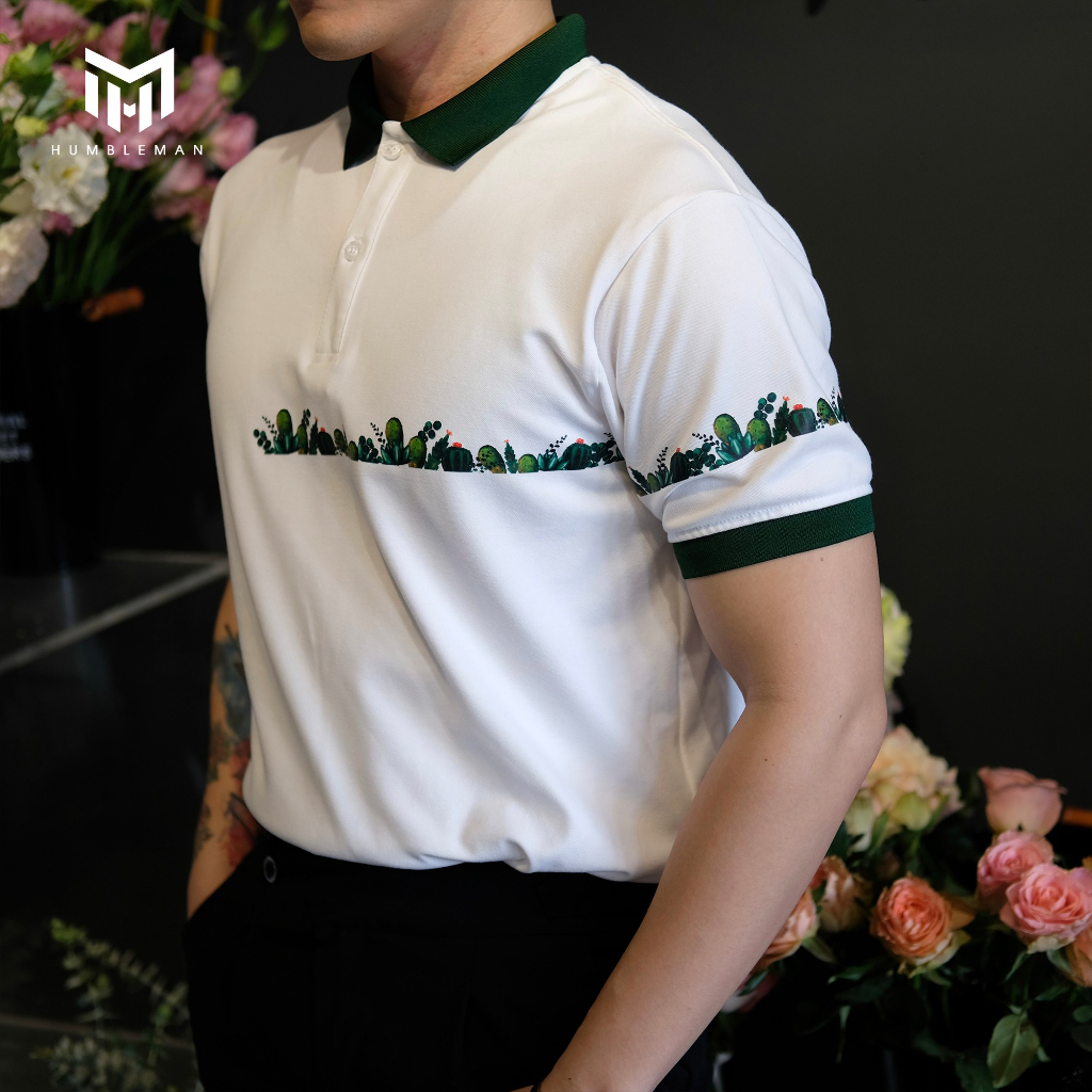 Áo Polo CACTUS vải cá sấu Cotton - Local Brand, chuẩn form, Humble Man