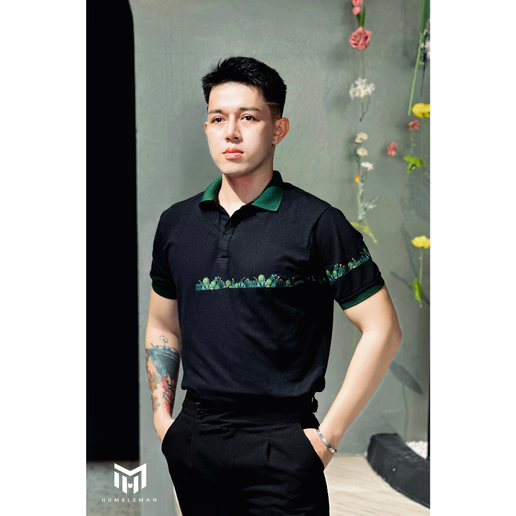 Áo Polo CACTUS vải cá sấu Cotton - Local Brand, chuẩn form, Humble Man