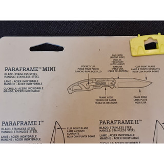 (lẻ 1 cây) Dao gấp Gerber Paraframe (hàng chính hãng)