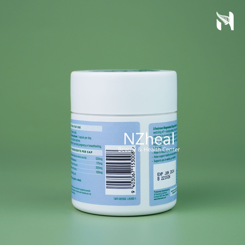 Viên uống ngủ ngon Lifestream Magnesium Sleep Switch