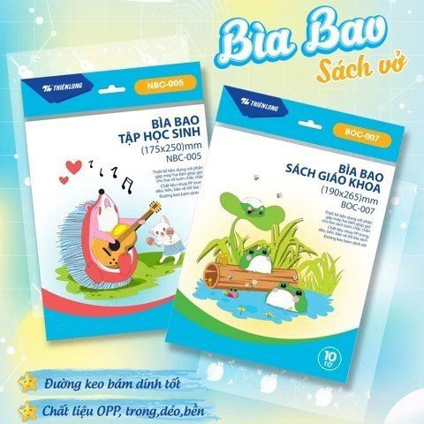 Combo 10 bìa bao tập/sách Điểm 10