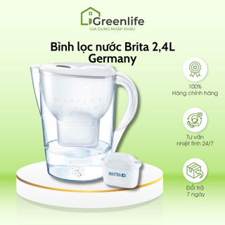 Bình lọc nước Brita 2.4L kèm lõi lọc Maxtra Plus - Greenlife Gia dụng nhập khẩu
