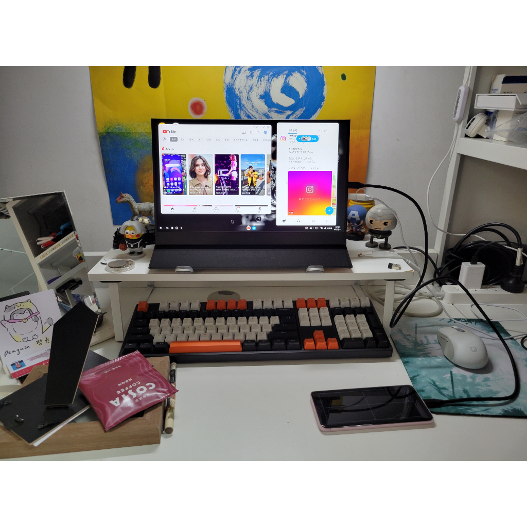 Màn hình di động IPS Vỏ kim loại Full HD - Kết nối Type-C / HDMI