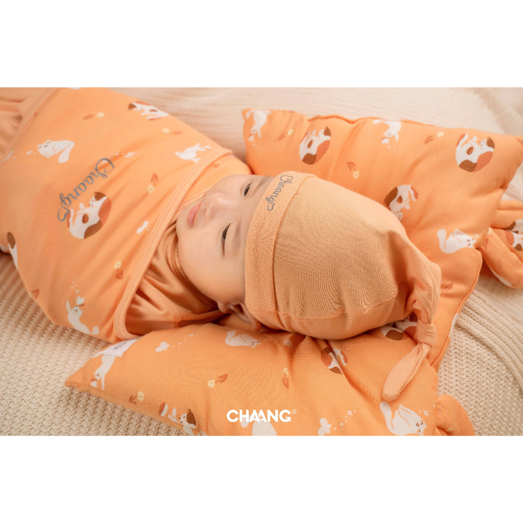 Chaang set 2 mũ thóp cho bé sơ sinh SS23