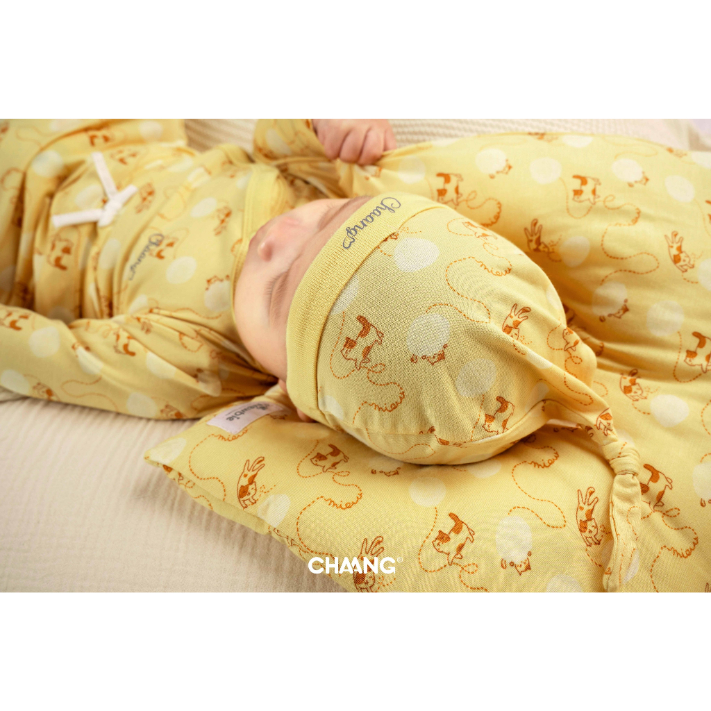 Chaang set 2 mũ thóp cho bé sơ sinh SS23