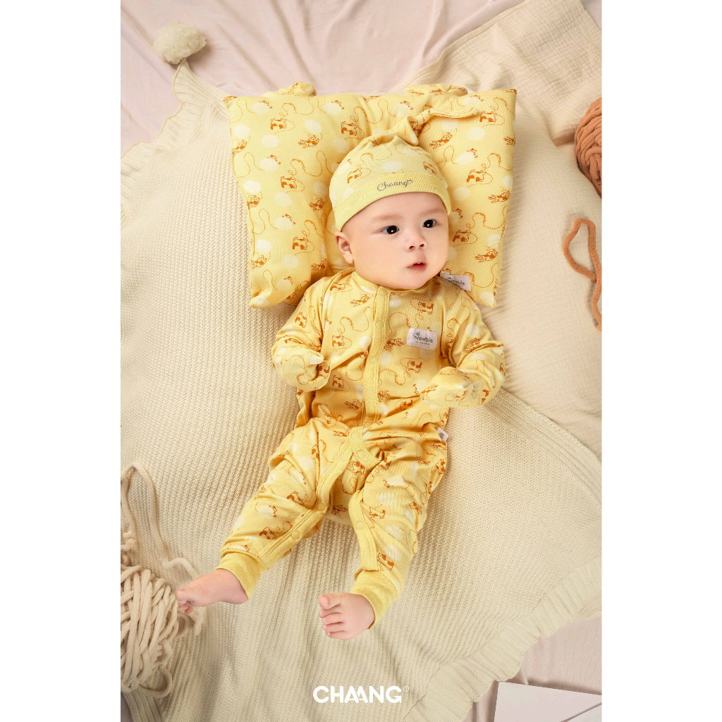 Chaang body dài tay Mèo Chaang cho bé sơ sinh SS23