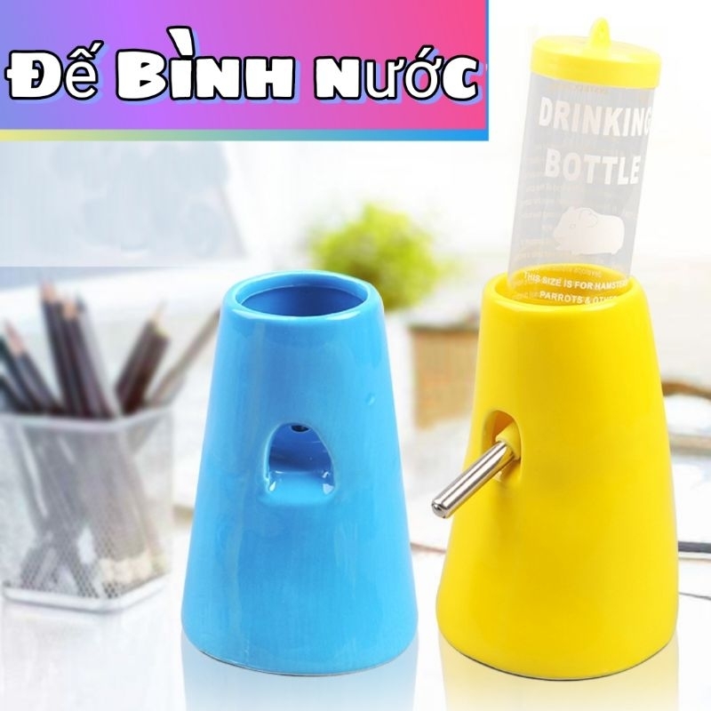 Đế bình nước Sứ cho hamster, sóc, nhím