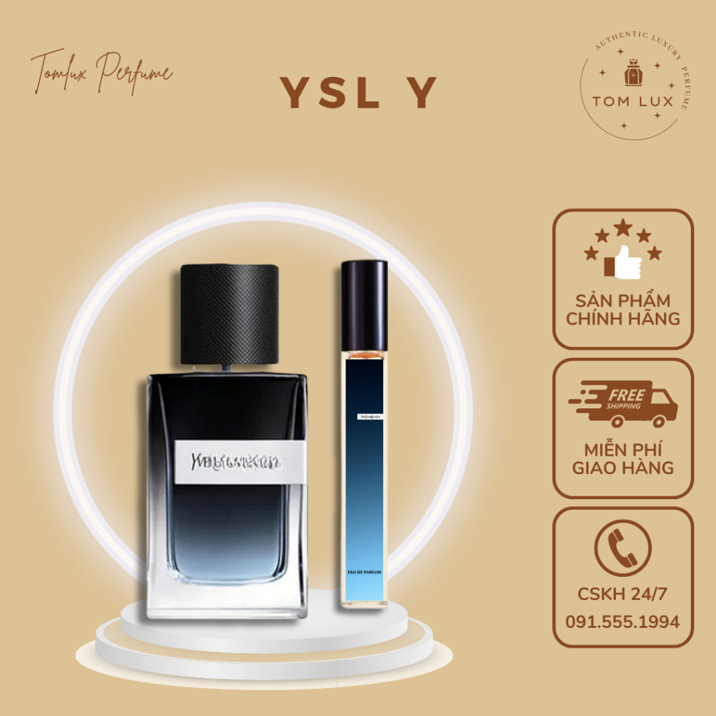 Nước Hoa Nam Y EDP TomLux 10ml