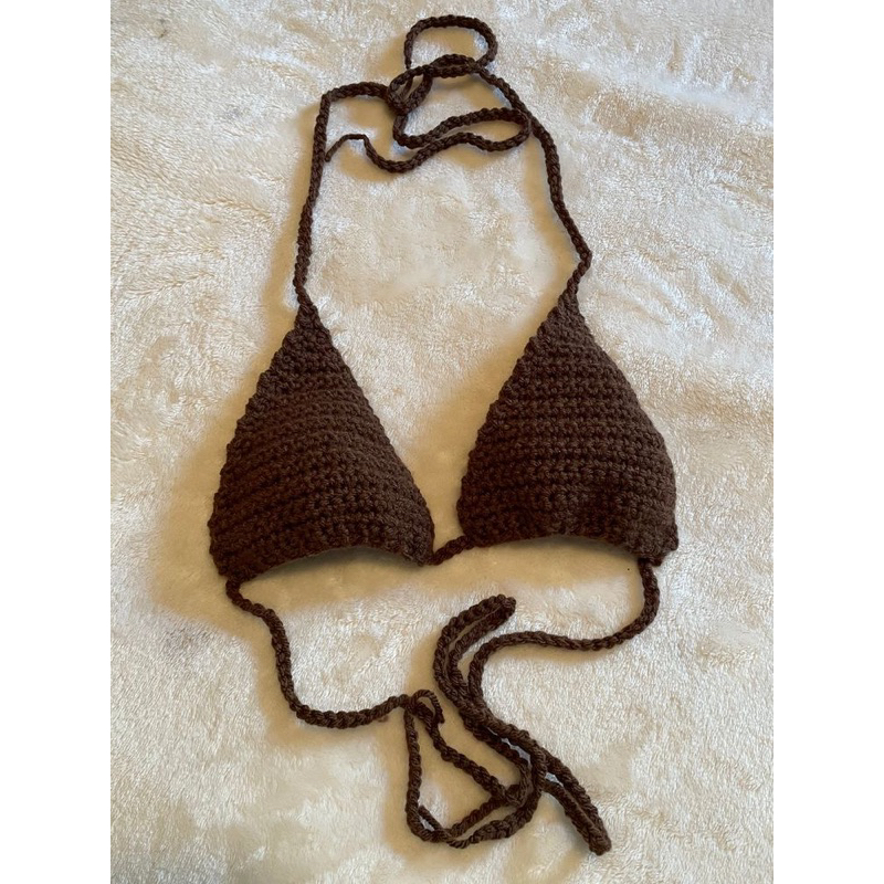Áo bikini top len móc- Bikini len móc( hàng có sẵn )