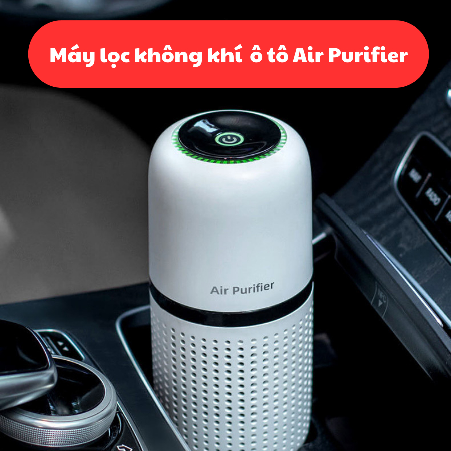 Máy lọc không khí ô tô ION âm Air Purifier, Thiết bị khử mùi diệt khuẩn trên xe hơi, máy lọc không khí ô tô mini | BigBuy360 - bigbuy360.vn