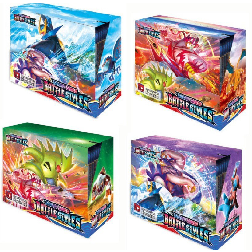 Hộp thẻ nhân phẩm Pokemon fullbox,1 pack gồm 10 card