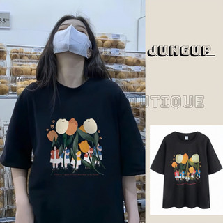 Áo phông rộng tay lỡ unisex cotton 100% nguyên chất