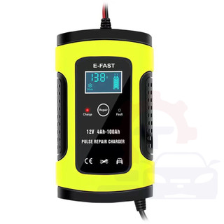Sạc bình ắc quy E-Fast 12v 4AH-100AH, sạc ắc quy tự ngắt khi đầy - khử sumphat phục hồi bình ắc quy.