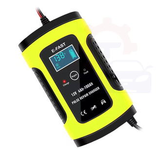 Bộ sạc bình ắc quy E-Fast 12v 4AH-100AH, sạc ắc quy tự ngắt khi đầy, sạc từ xe máy đến ô tô.