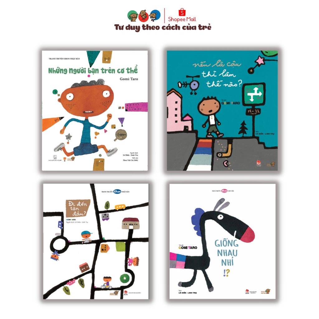 Sách Ehon Phát triển sáng tạo cho bé 3 6 tuổi - Combo sáng tạo (Tranh truyện ehon Nhật Bản cho bé)
