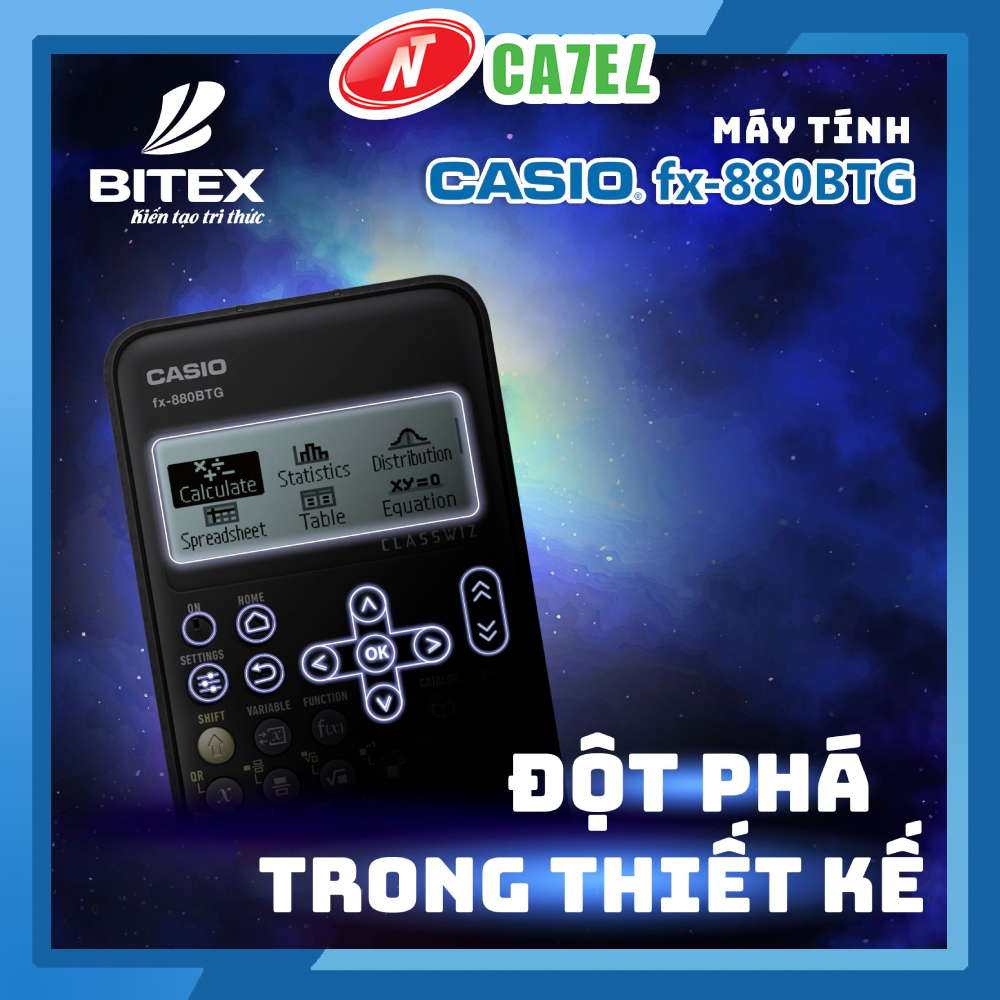 Máy tính CASIO FX 880 BTG hàng Chính Hãng bảo hành 7 năm