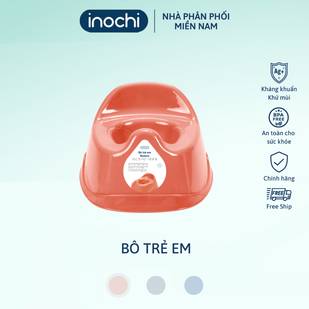 Bô nhựa inochi, bô ngồi cho bé, bô nhựa