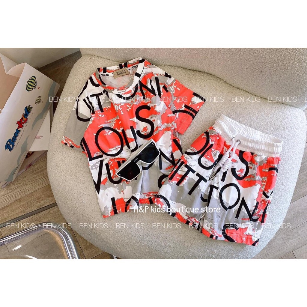 SALE_Bộ họa tiết siêu ngầu cho bé 20-35kg_thoitrangbeyeu J&B kids