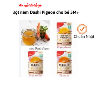 Bột nêm dashi pigeon nhật bản cho bé 5m+