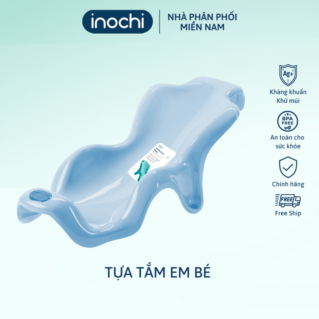 Tựa tắm trẻ em INOCHI Notoro thiết kế nút chống trơn trượt