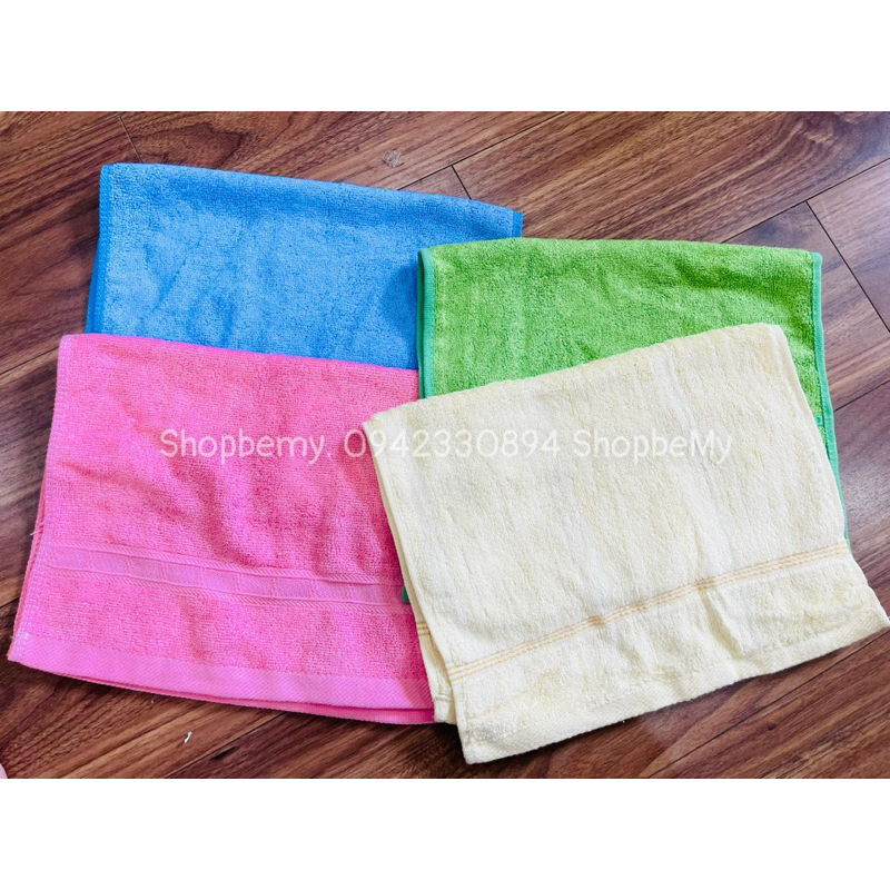 Khăn tắm quà tặng,  khăn cotton dài 60cmx120cm, 50x100cm, 35x 74cm mềm thấm hút dày dặn (HKM) | BigBuy360 - bigbuy360.vn