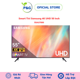 Smart tivi samsung ua55au7000 4k uhd 55 inch, samsung 55au7000 chính hãng