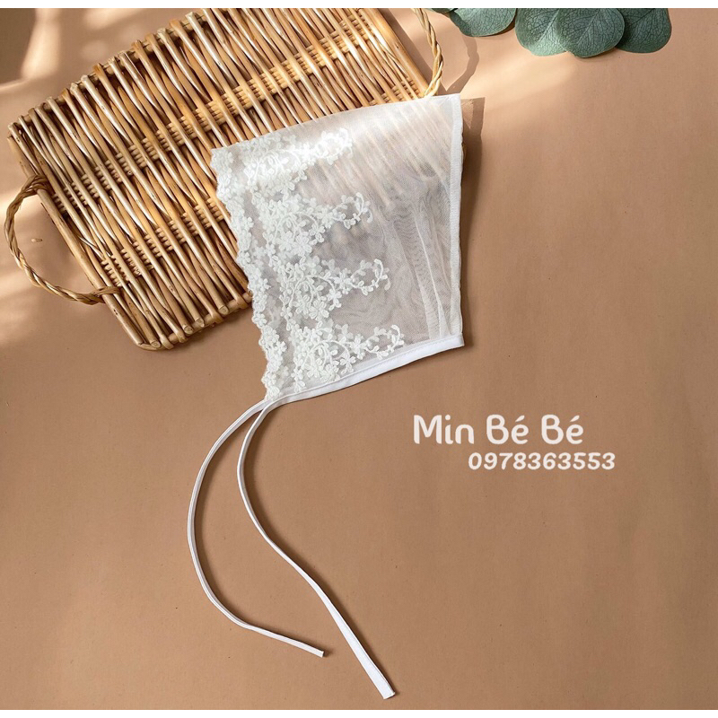 Mũ ren tiểu thư phong cách Hàn Quốc cho bé gái